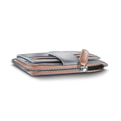 Sheaffer 9376 Gift Set - Expressions 100 Blue & Pink Pearlised Gradient Ball Pen with Leather Wallet