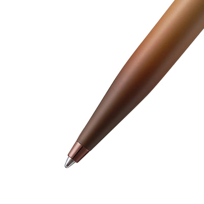 Sheaffer 9428 Gift Set - VFM Coffee Matte Brown Ball Pen with Brown Credit Card Holder