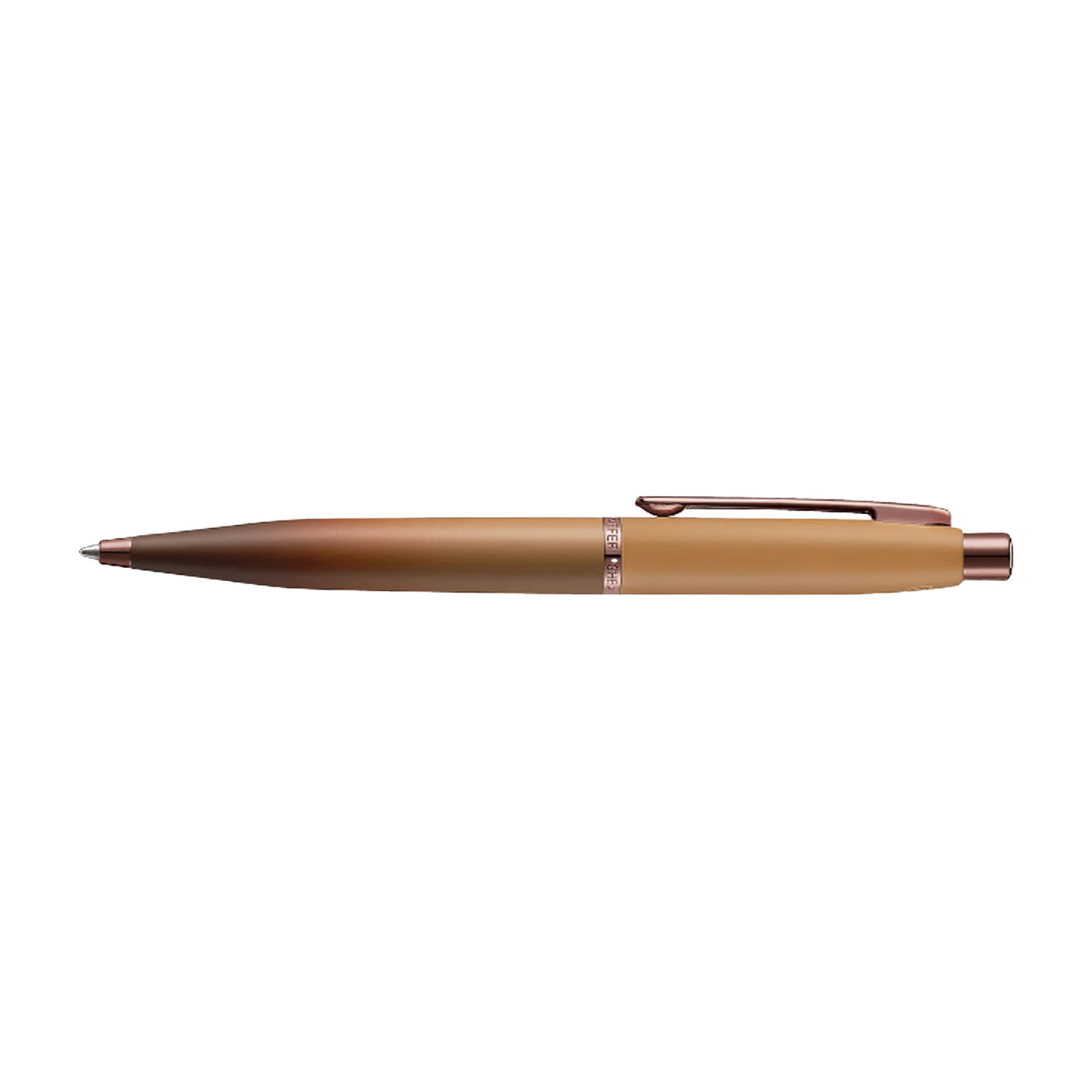 Sheaffer 9428 Gift Set - VFM Coffee Matte Brown Ball Pen with Brown Credit Card Holder