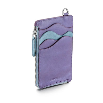 Sheaffer 9430 Gift Set - Expressions VFM Blue & Purple Pearlised Gradient Ball Pen with Credit Card Holder