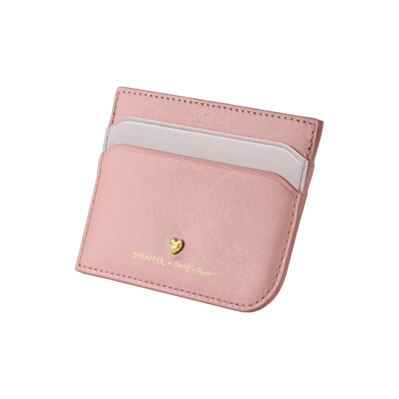 Sheaffer 9810 Emily in Paris Gift Set - Prelude Mini Pastel Pink Ball Pen with Dark Pink Credit Card Holder