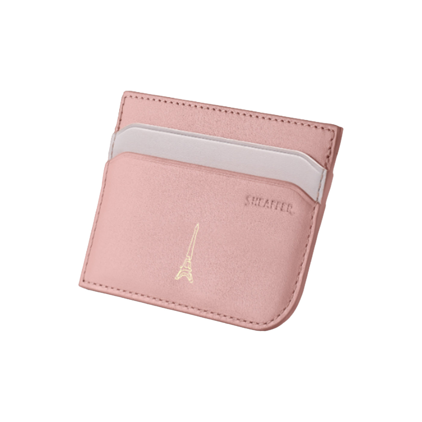 Sheaffer 9810 Emily in Paris Gift Set - Prelude Mini Pastel Pink Ball Pen with Dark Pink Credit Card Holder