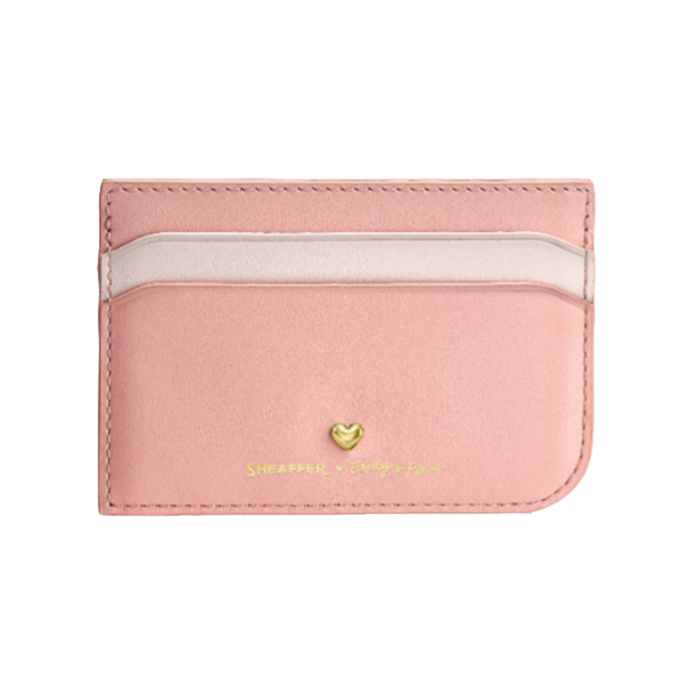 Sheaffer 9810 Emily in Paris Gift Set - Prelude Mini Pastel Pink Ball Pen with Dark Pink Credit Card Holder