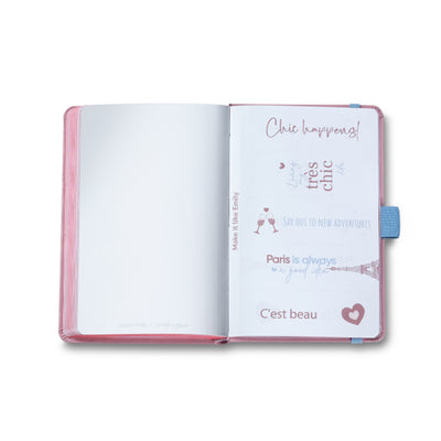 Sheaffer 9810 Emily in Paris Gift Set - Prelude Mini Pastel Pink Ball Pen with Pink Small Notebook