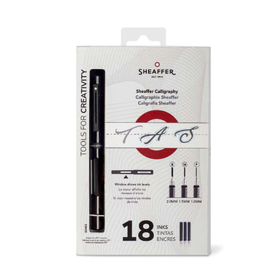 Sheaffer Calligraphy Fountain Pen Minikit - Matte Black 8