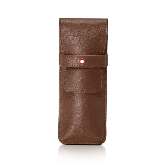 Sheaffer Classic Leather 2 Pen Holder - Tan