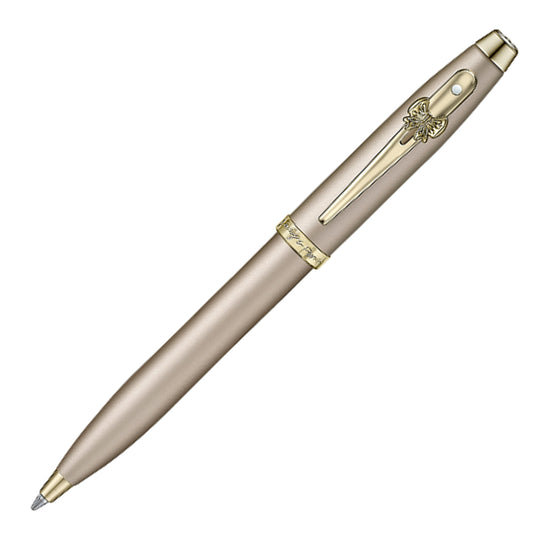 Sheaffer Emily in Paris 100 Ball Pen with Bow Shaped Clip Emblem - Champagne GT