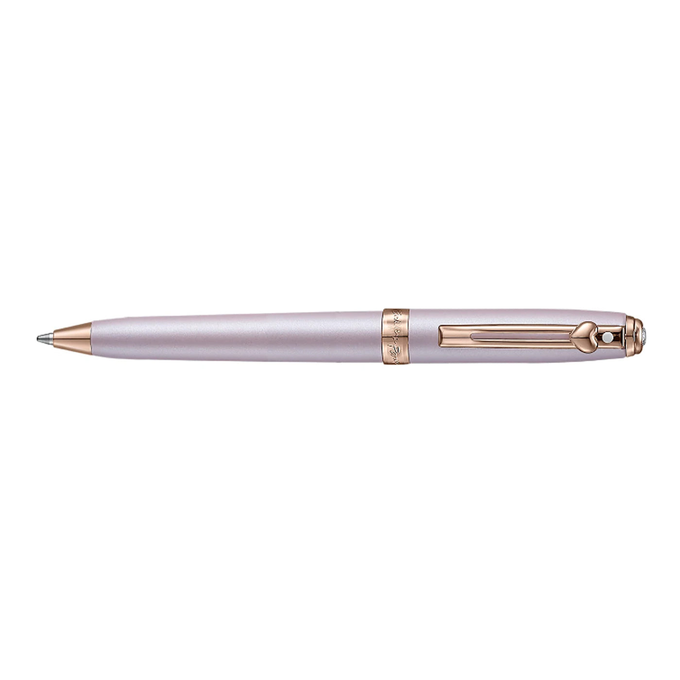 Sheaffer Emily in Paris Prelude Mini Ball Pen with Heart Emblem & Swarovski Crystal - Pastel Pink RGT