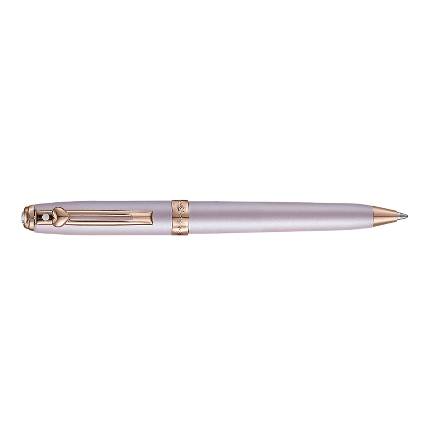 Sheaffer Emily in Paris Prelude Mini Ball Pen with Heart Emblem & Swarovski Crystal - Pastel Pink RGT