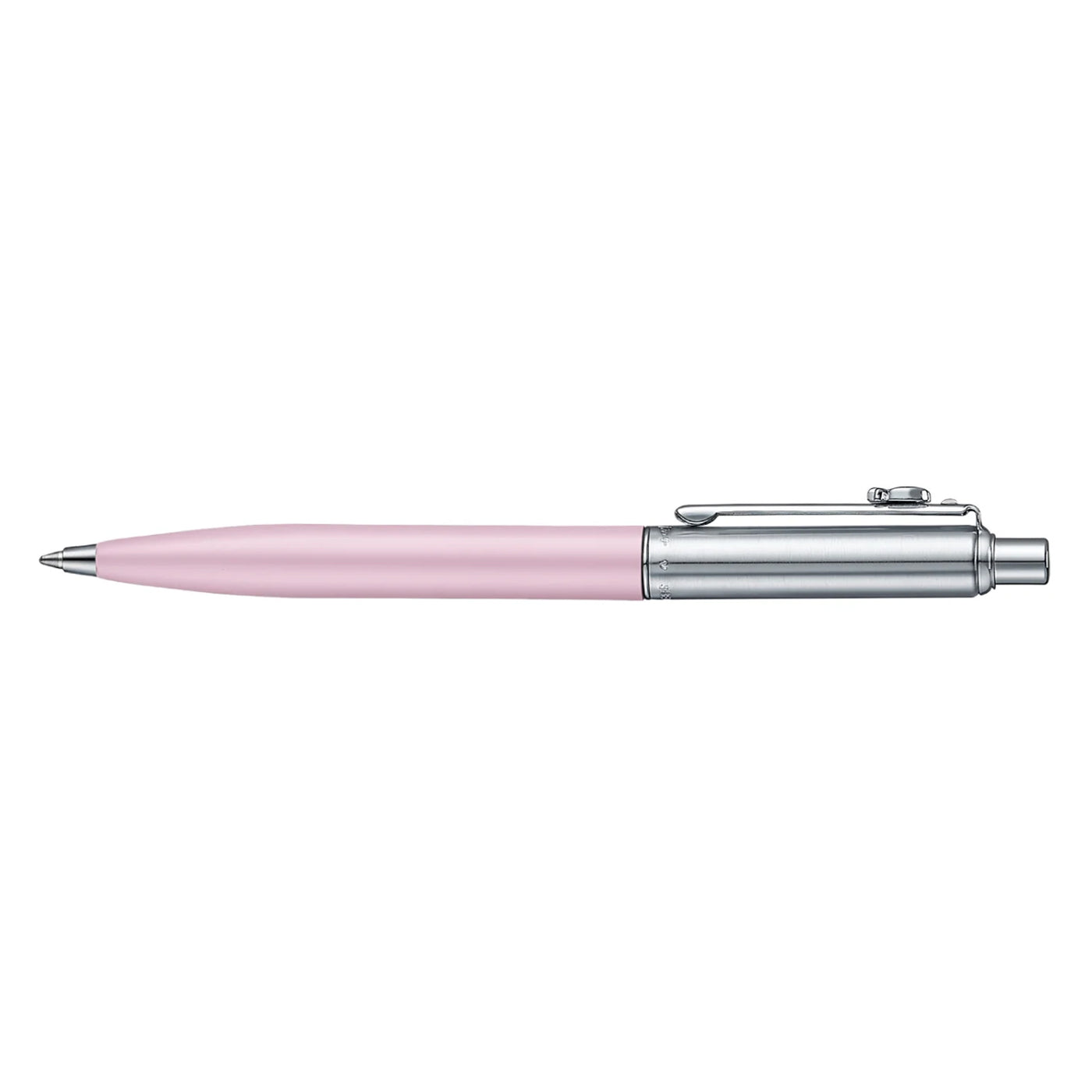 Sheaffer Emily in Paris Sentinel Ball Pen with Bow Shaped Clip Emblem - Matte Pink & Chrome