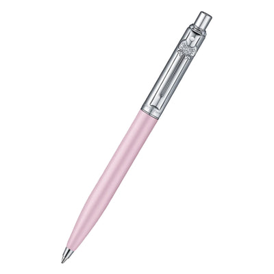 Sheaffer Emily in Paris Sentinel Ball Pen with Bow Shaped Clip Emblem - Matte Pink & Chrome