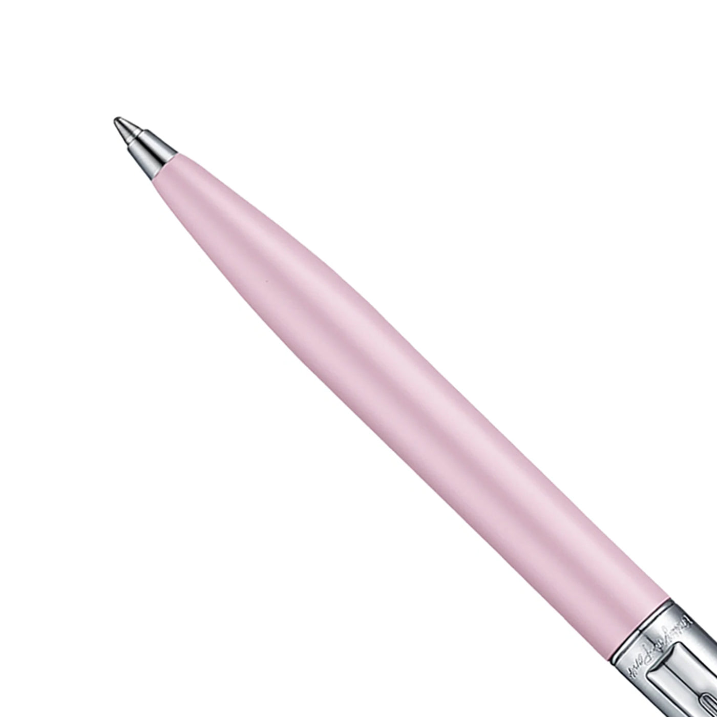 Sheaffer Emily in Paris Sentinel Ball Pen with Bow Shaped Clip Emblem - Matte Pink & Chrome