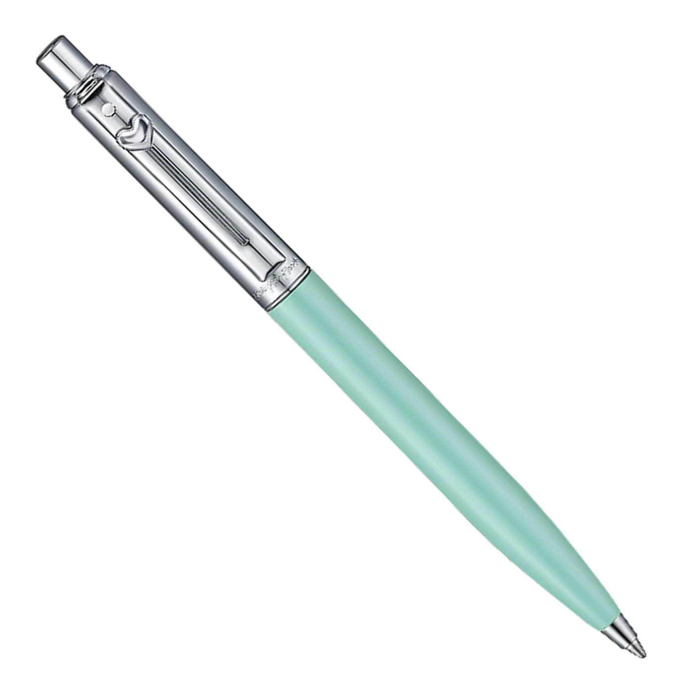 Sheaffer Emily in Paris Sentinel Ball Pen with Heart Emblem - Matte Gren & Chrome