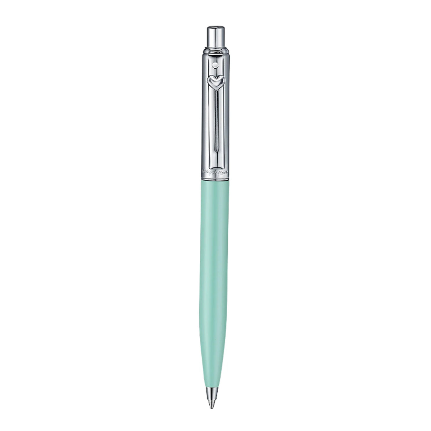 Sheaffer Emily in Paris Sentinel Ball Pen with Heart Emblem - Matte Gren & Chrome
