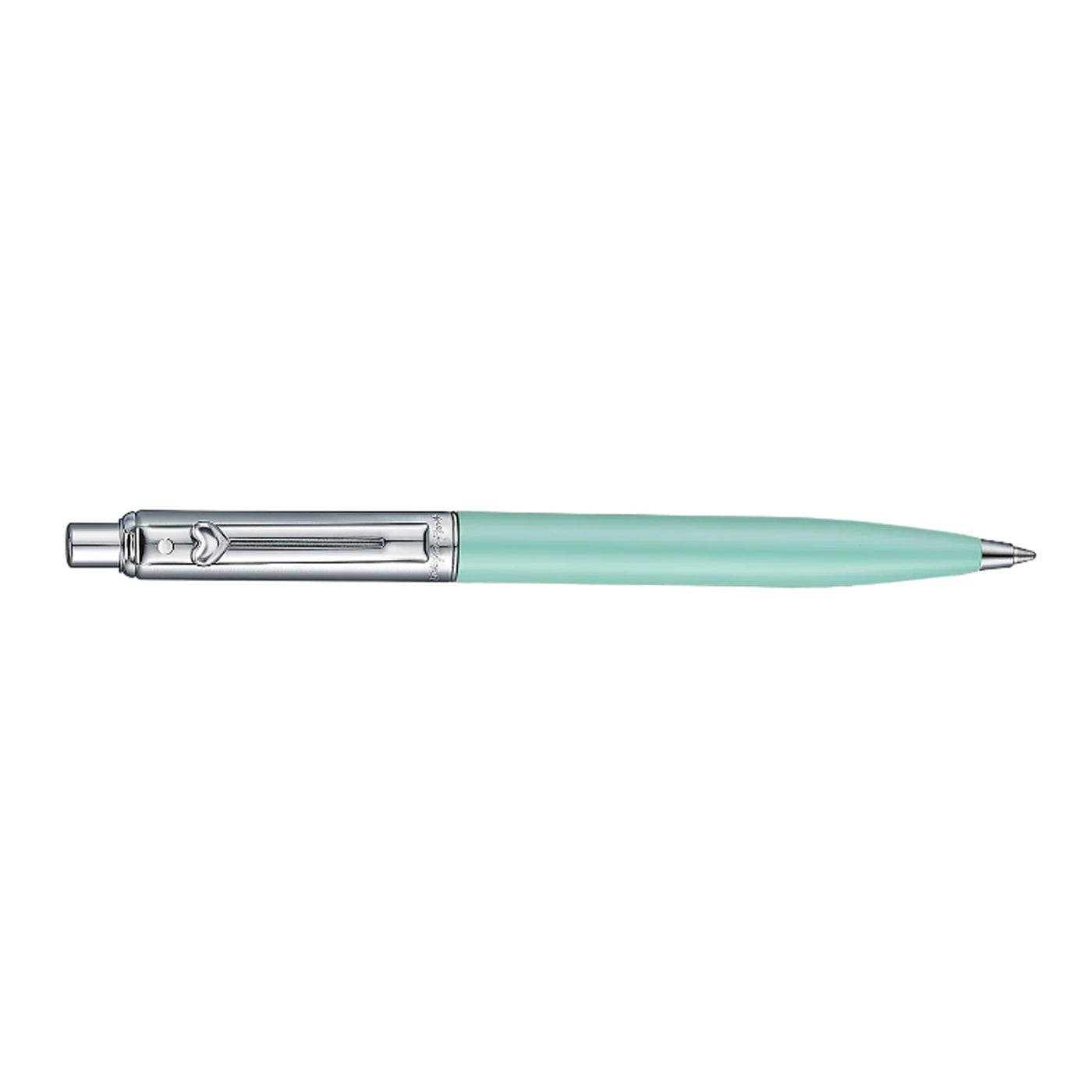 Sheaffer Emily in Paris Sentinel Ball Pen with Heart Emblem - Matte Gren & Chrome