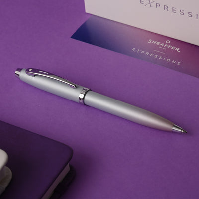 Sheaffer Expressions 100 Ball Pen - Blue & Pink Pearlised Gradient CT 5