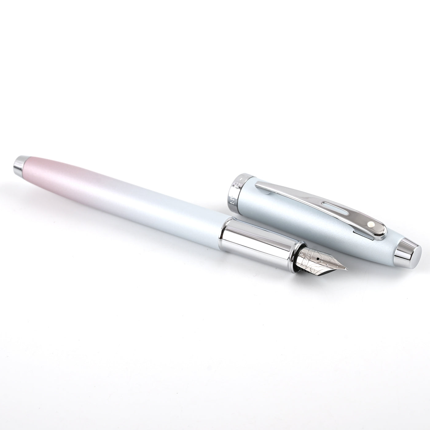 Sheaffer Expressions 100 Fountain Pen - Blue & Pink Pearlised Gradient CT 3