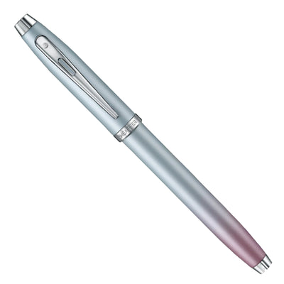 Sheaffer Expressions 100 Roller Ball Pen - Blue & Pink Pearlised Gradient CT