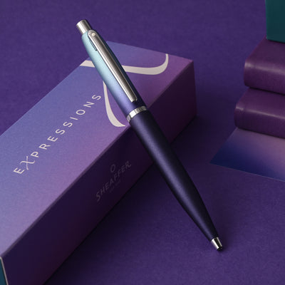 Sheaffer Expressions VFM Ball Pen - Blue & Purple Pearlised Gradient CT 8