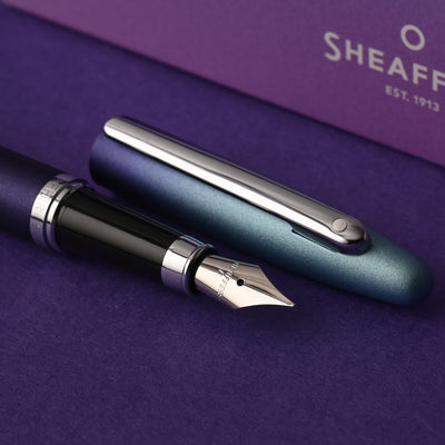 Sheaffer Expressions VFM Fountain Pen - Blue & Purple Pearlised Gradient CT 13