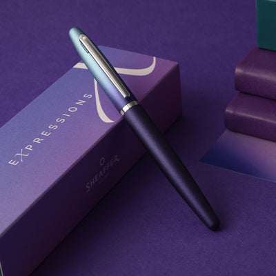 Sheaffer Expressions VFM Fountain Pen - Blue & Purple Pearlised Gradient CT 15