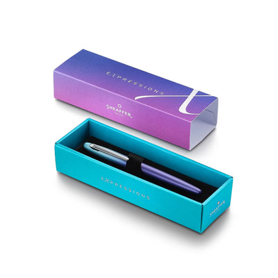 Sheaffer Expressions VFM Fountain Pen - Blue & Purple Pearlised Gradient CT