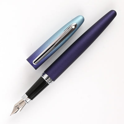 Sheaffer Expressions VFM Fountain Pen - Blue & Purple Pearlised Gradient CT 2