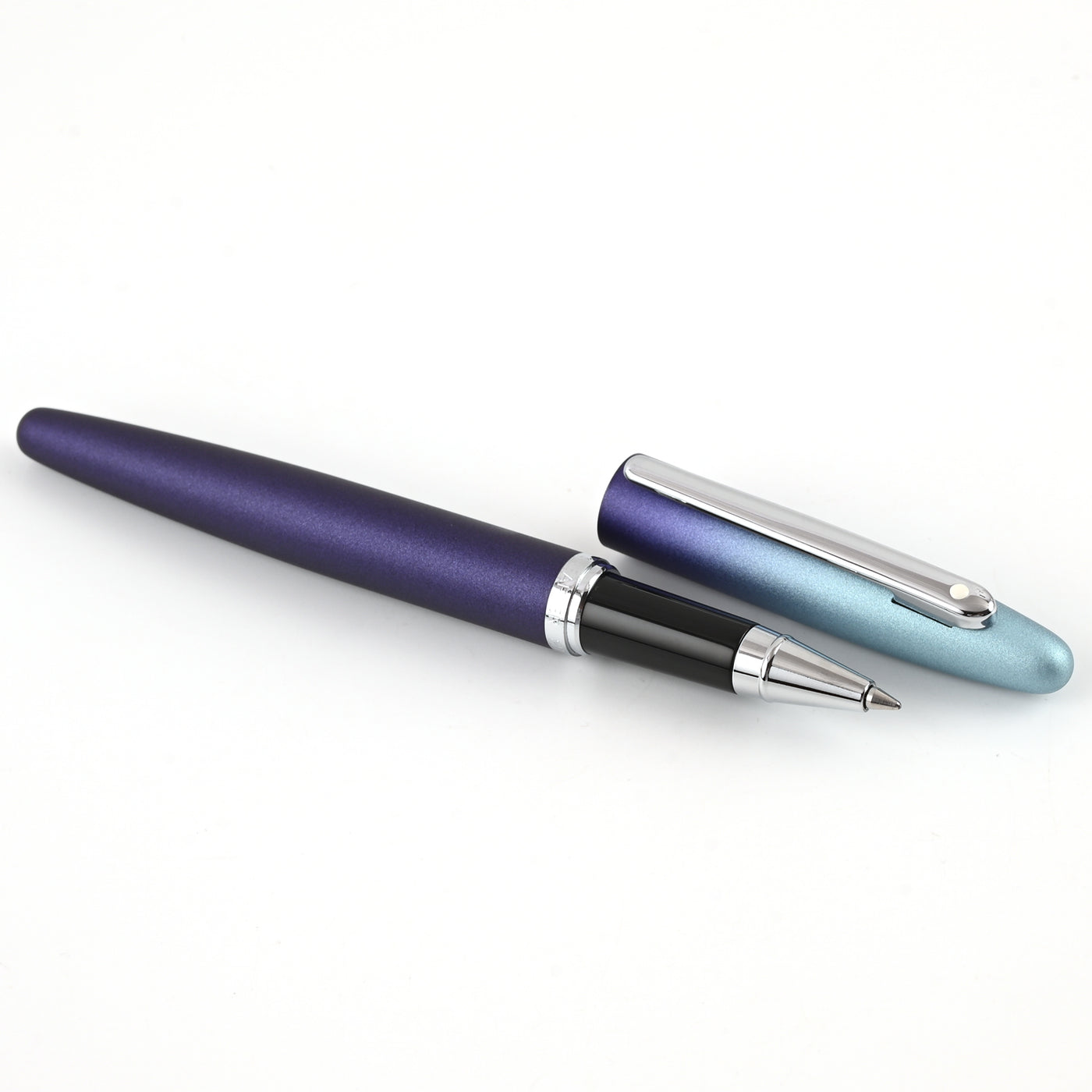 Sheaffer Expressions VFM Roller Ball Pen - Blue & Purple Pearlised Gradient CT 3