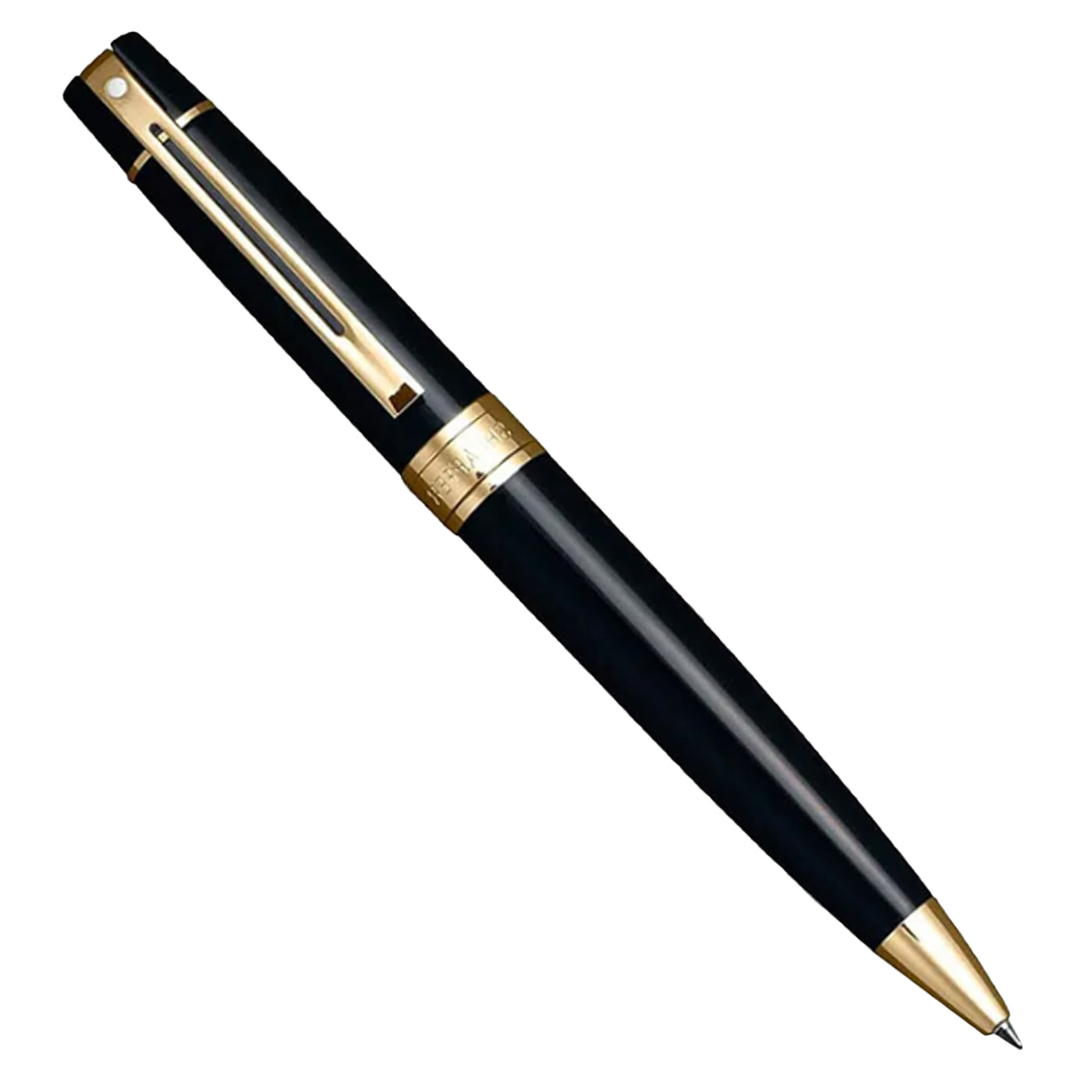 Sheaffer Gift Set - 300 Series Glossy Black GT Ball Pen with A5 Black Notebook 3