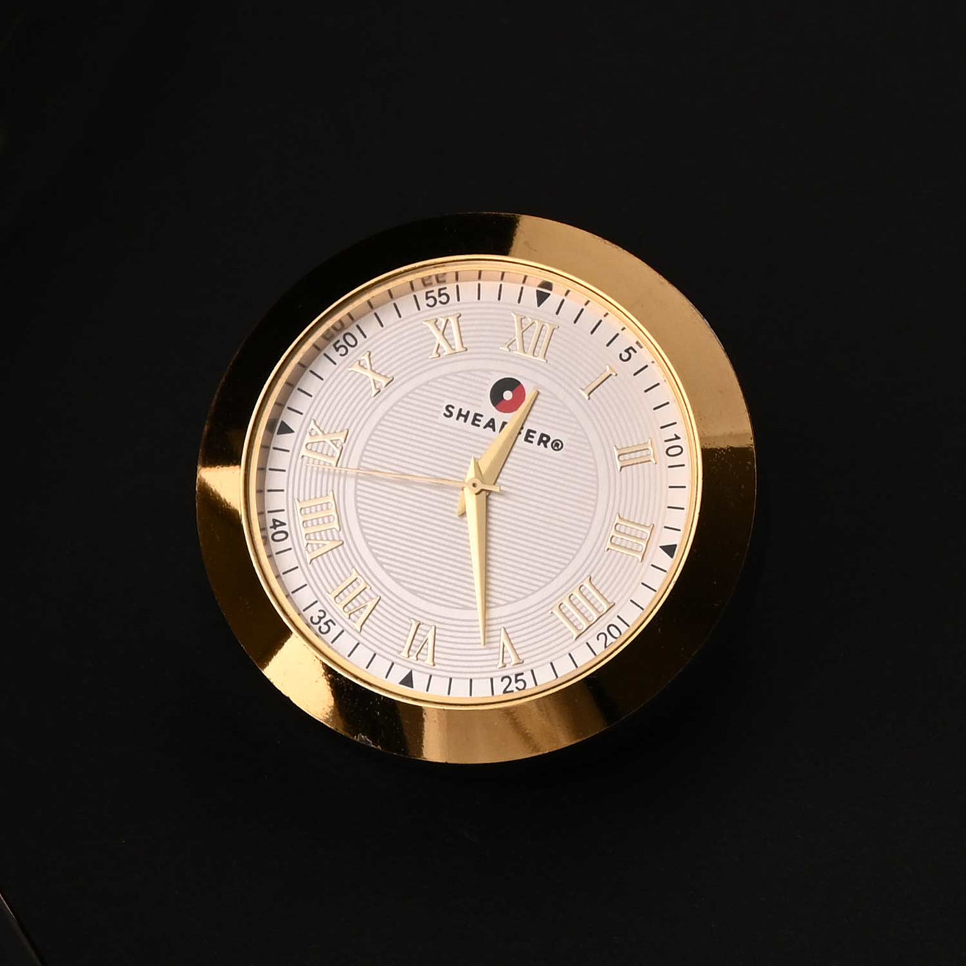 Sheaffer Gift Set - Sagaris Black Ball Pen with Gold Table Clock 4