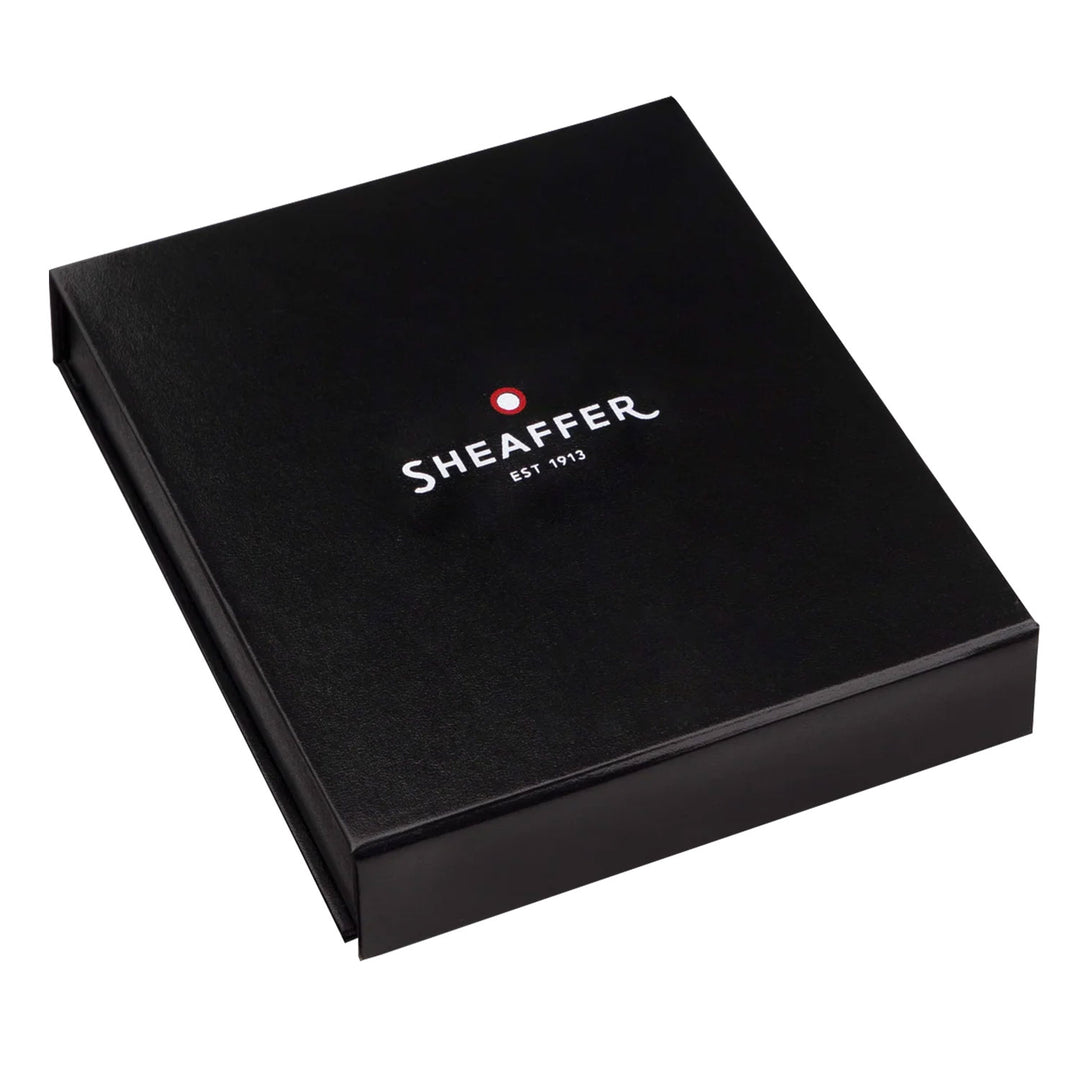 Sheaffer Gift Set: VFM Matte Black Ball Pen & A6 Notebook