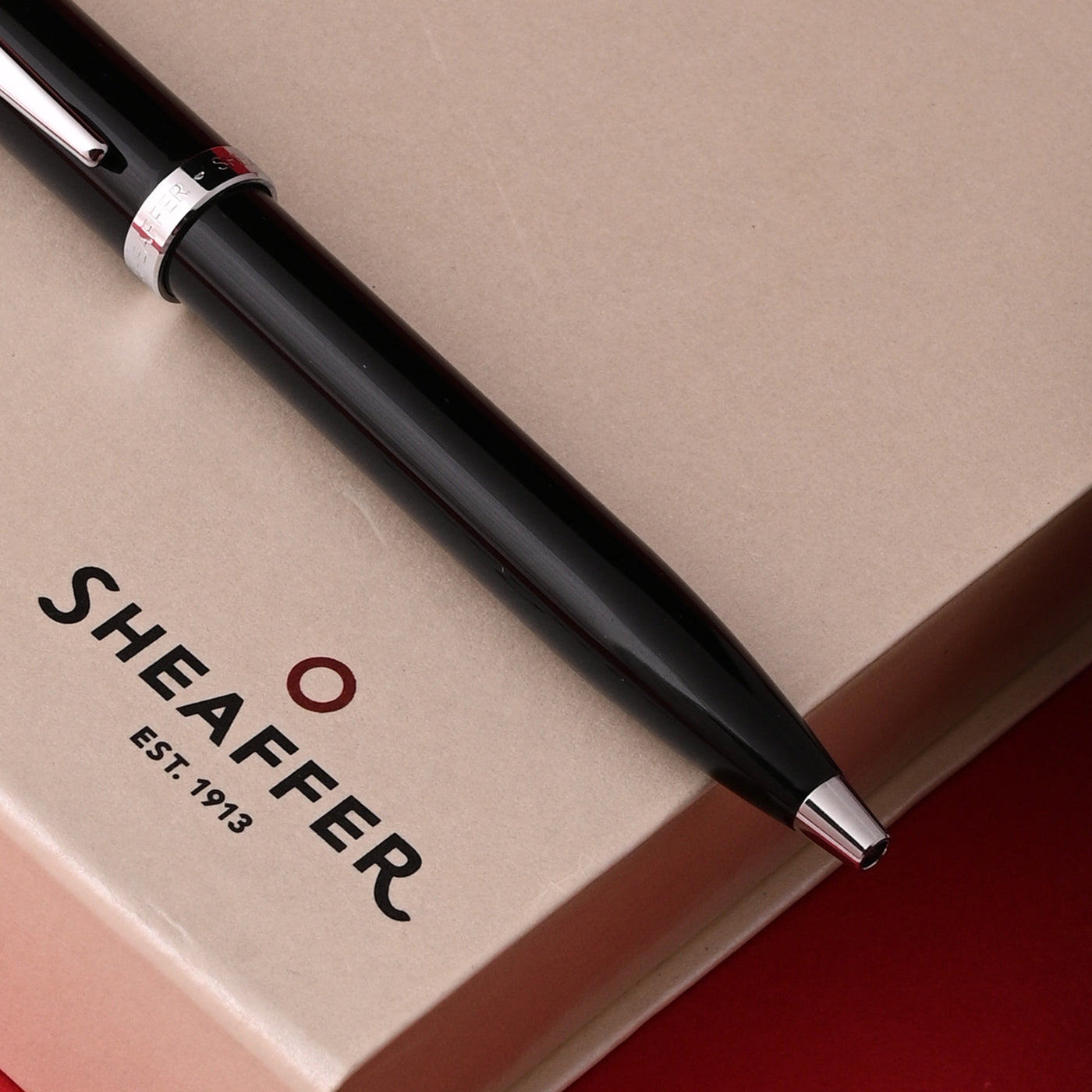 Sheaffer Gift Set - 100 Series Black CT Ball Pen with Card Holder 2