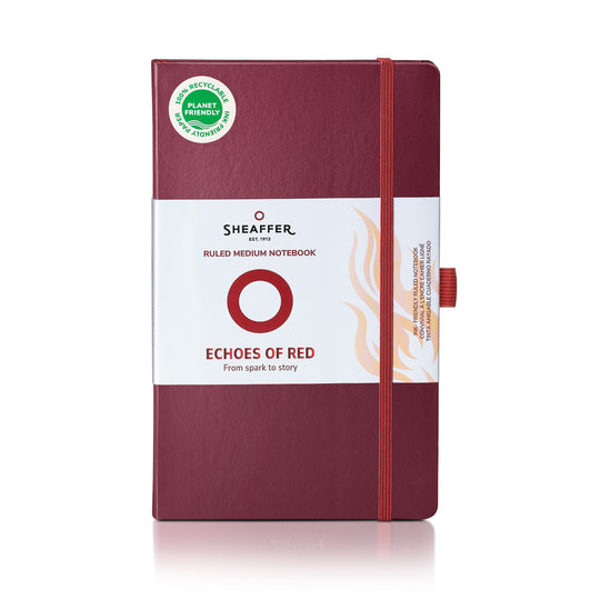 Sheaffer Hard Cover Notebook - Burgundy - Medium - Ruled