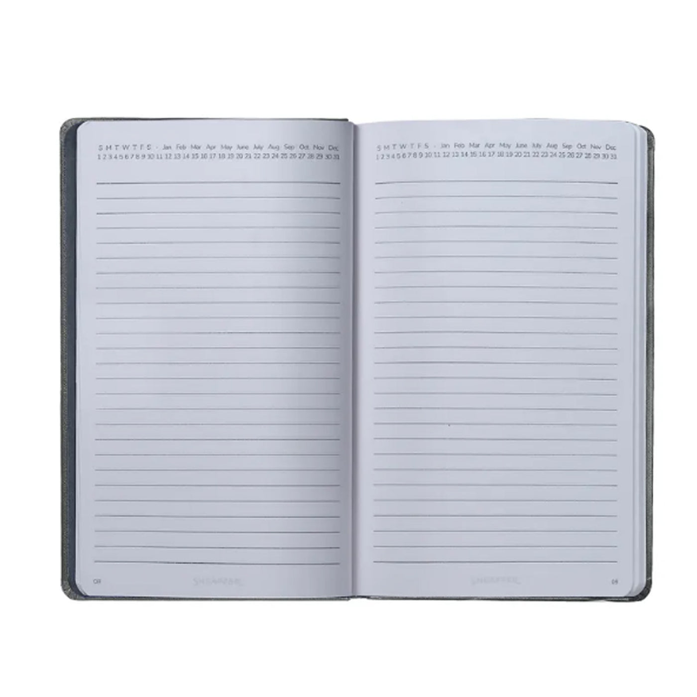 Sheaffer Hard Cover Notebook - Grey - Medium - Ruled 4