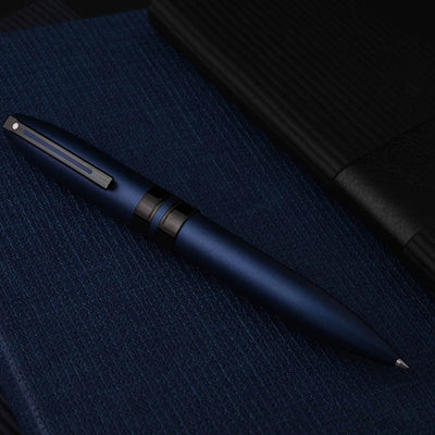 Sheaffer Icon Ball Pen - Metallic Blue PVD 1