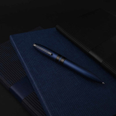 Sheaffer Icon Ball Pen - Metallic Blue PVD 2