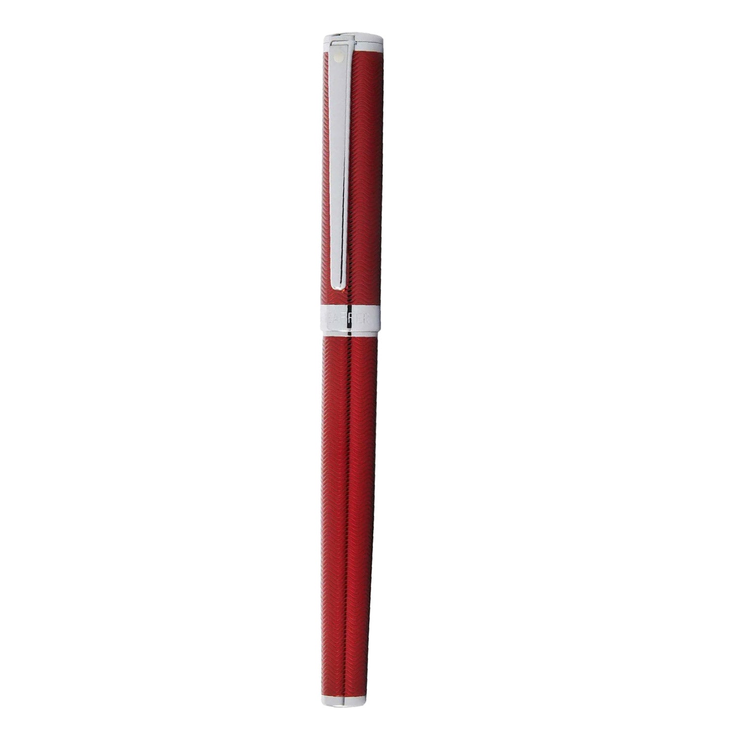 Sheaffer Intensity 9245 - Engraved Translucent Lacquer Red with Polished Chrome Trim Fountain Pen - Image 5
