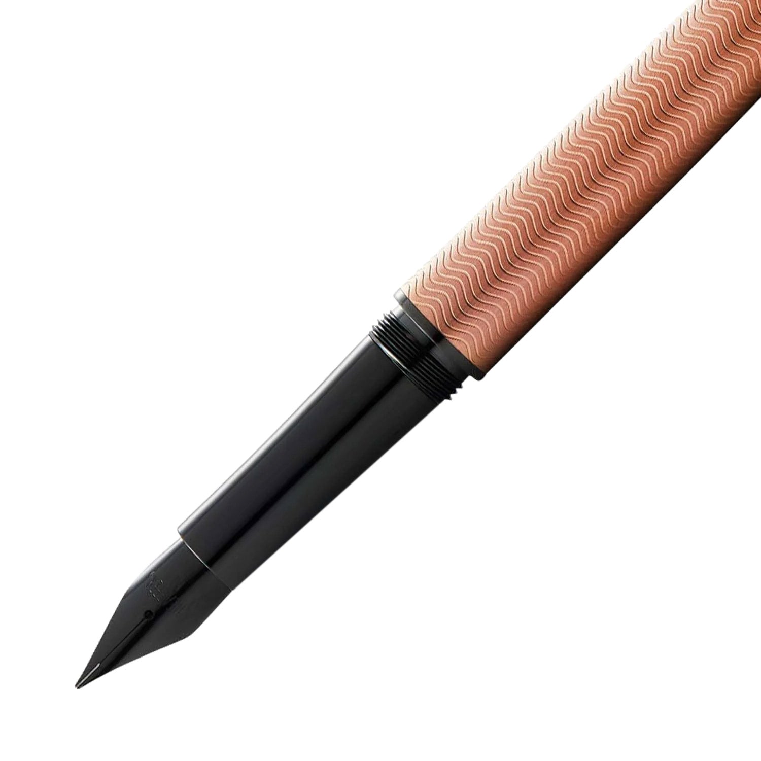 Sheaffer Intensity 9257 - Engraved Bronze PVD with Polished Black Trim Fountain Pen - Image 2