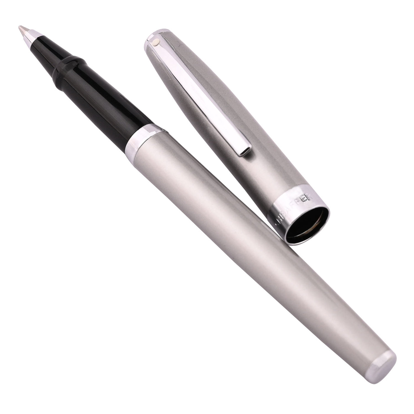Sheaffer Sagaris Roller Ball Pen - Brushed Chrome CT 1