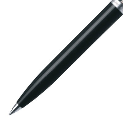 Sheaffer Sentinel Ball Pen - Black & Brushed Chrome 2