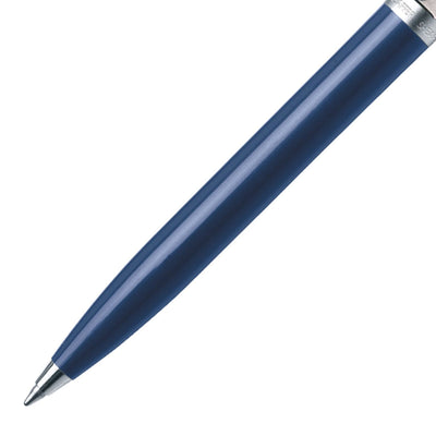 Sheaffer Sentinel Ball Pen - Blue & Brushed Chrome 2
