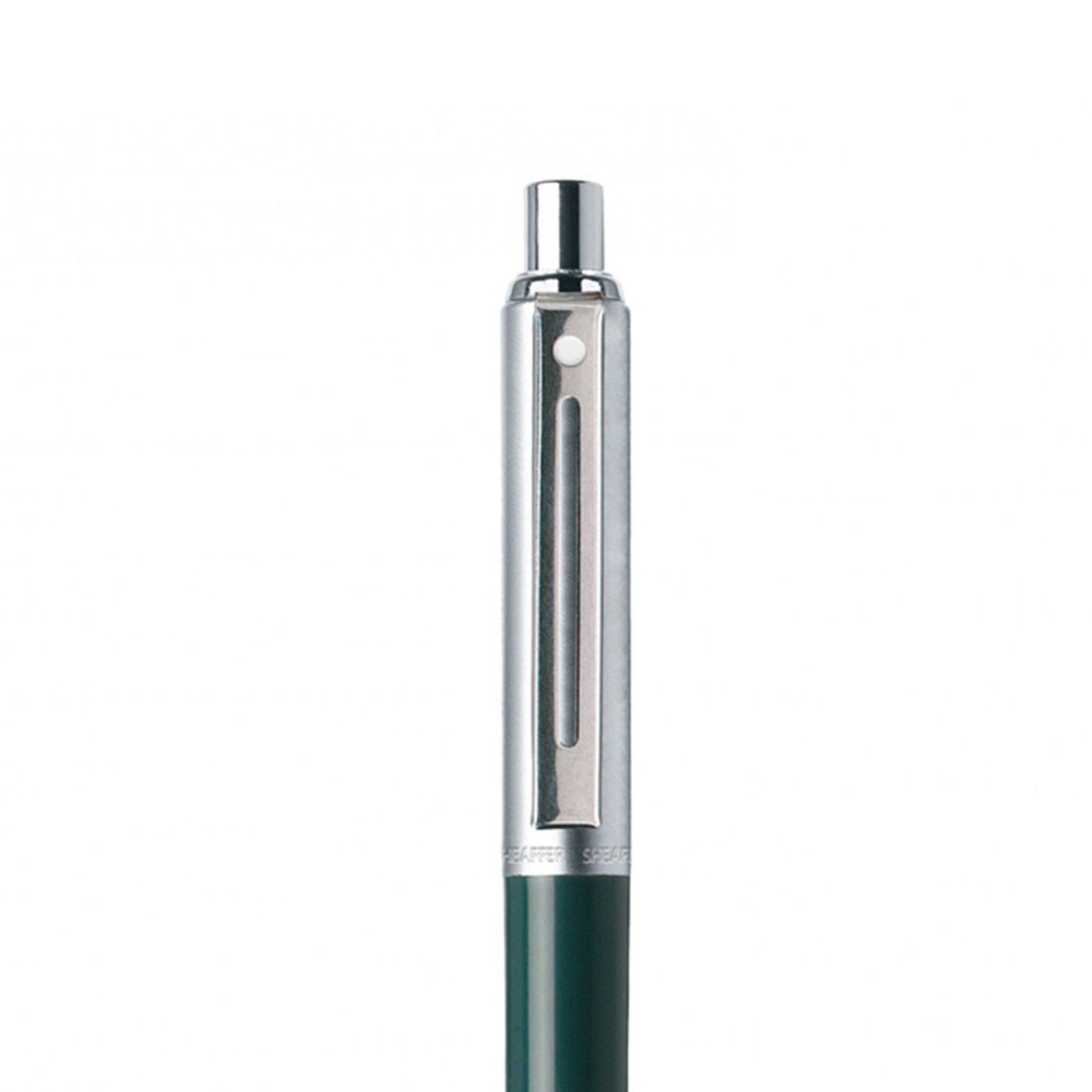 Sheaffer Sentinel Ball Pen - Green & Brushed Chrome 3
