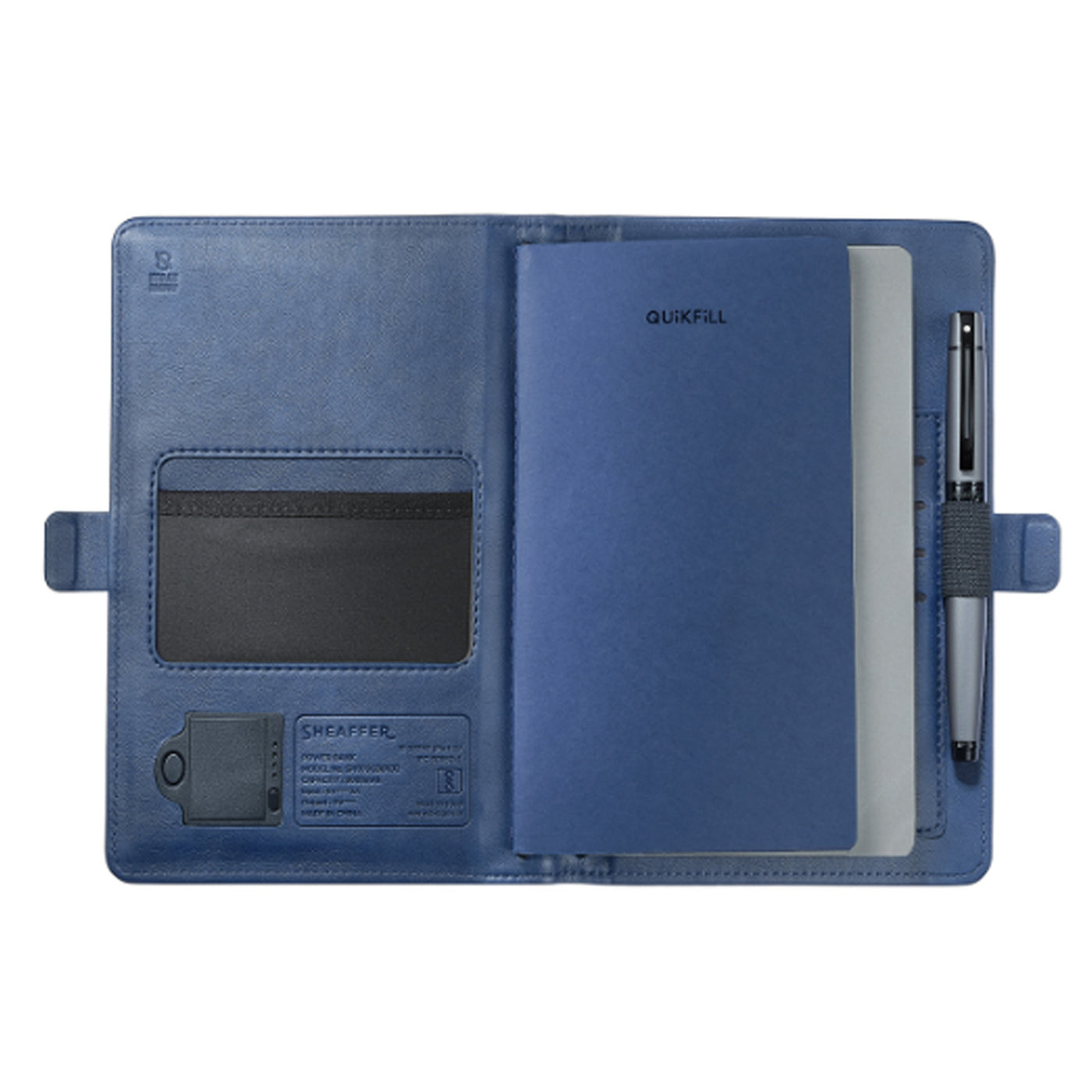 Sheaffer Superbook Mini 8000mAh Power Bank Organizer - Blue 3