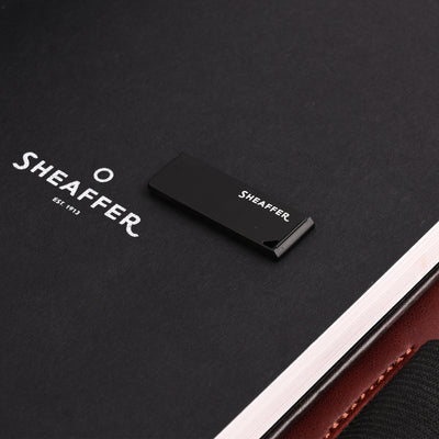 Sheaffer Superbook Organizer with Wireless Charging + 12000 mAh Powerbank and 16GB Pendrive - Brown 4