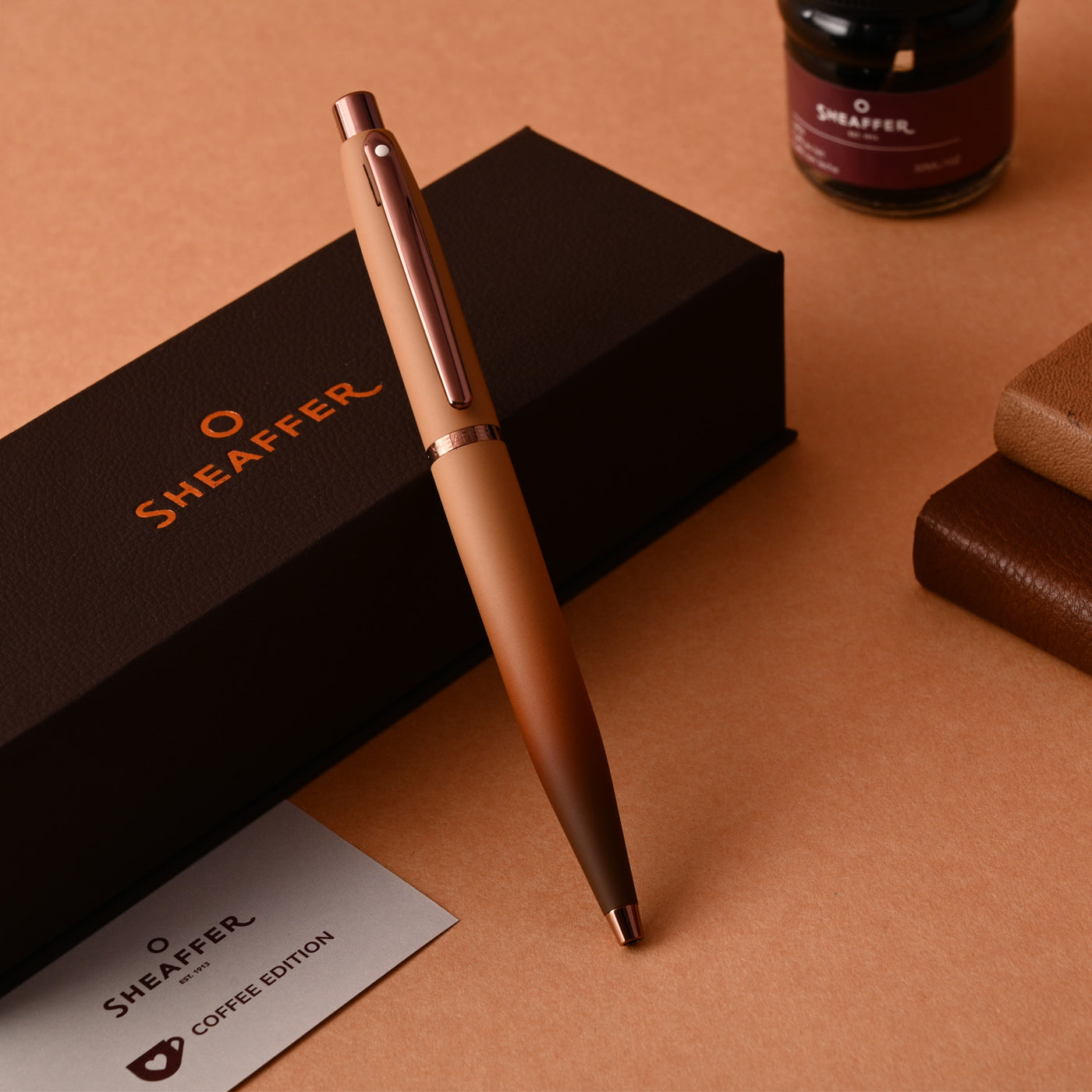 Sheaffer VFM Coffee Edition Ball Pen - Brown PVD 5