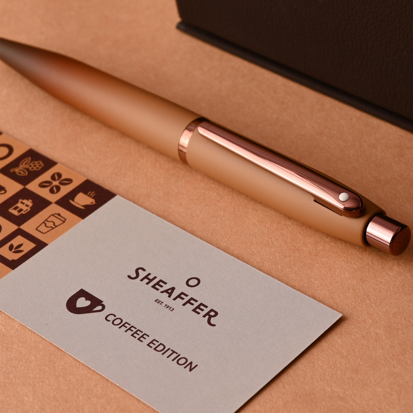 Sheaffer VFM Coffee Edition Ball Pen - Brown PVD 7