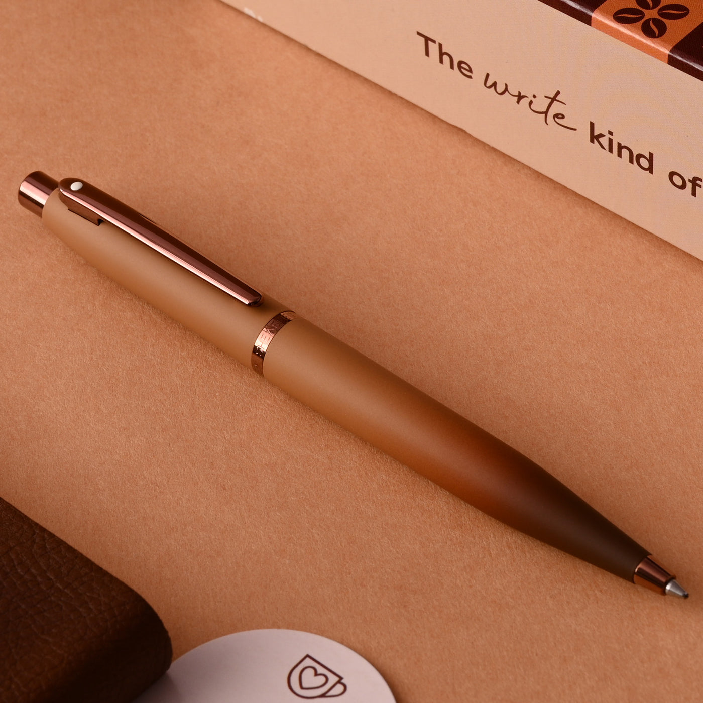 Sheaffer VFM Coffee Edition Ball Pen - Brown PVD 9