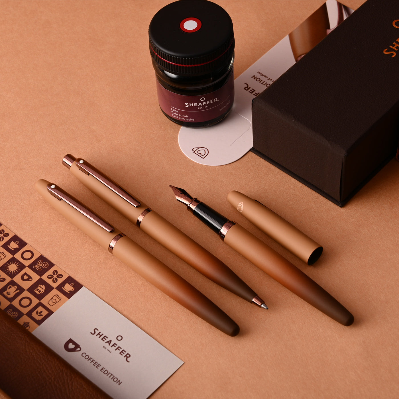 Sheaffer VFM Coffee Edition Fountain Pen - Brown PVD 13