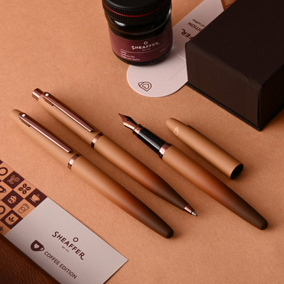 Sheaffer VFM Coffee Edition Roller Ball Pen - Brown PVD 13