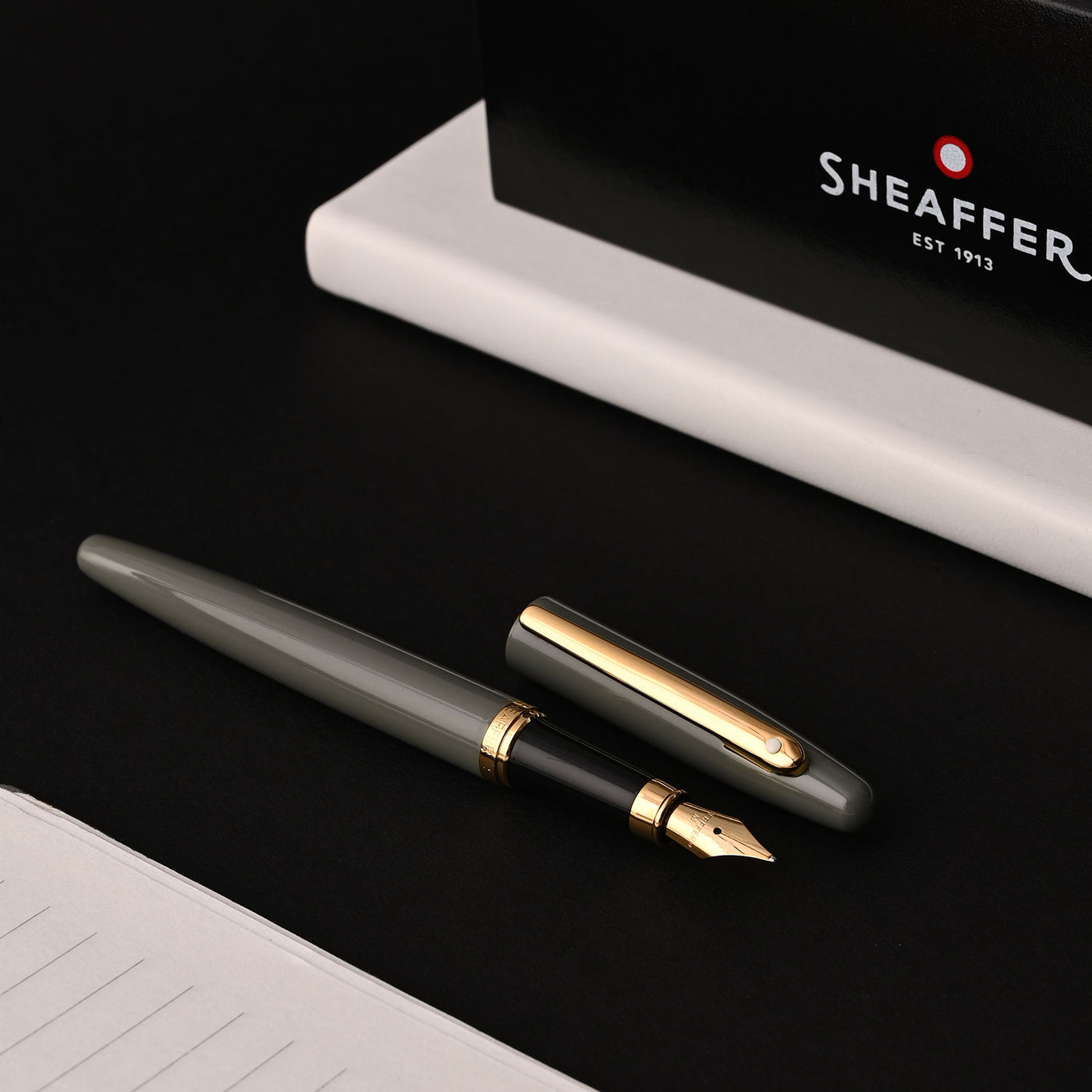 Sheaffer VFM Fountain Pen - Glossy Gray GT 7